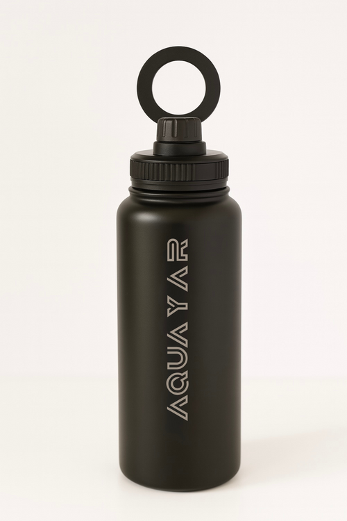 950ml Water Bottle Magnetic Lid– AQUAYAR