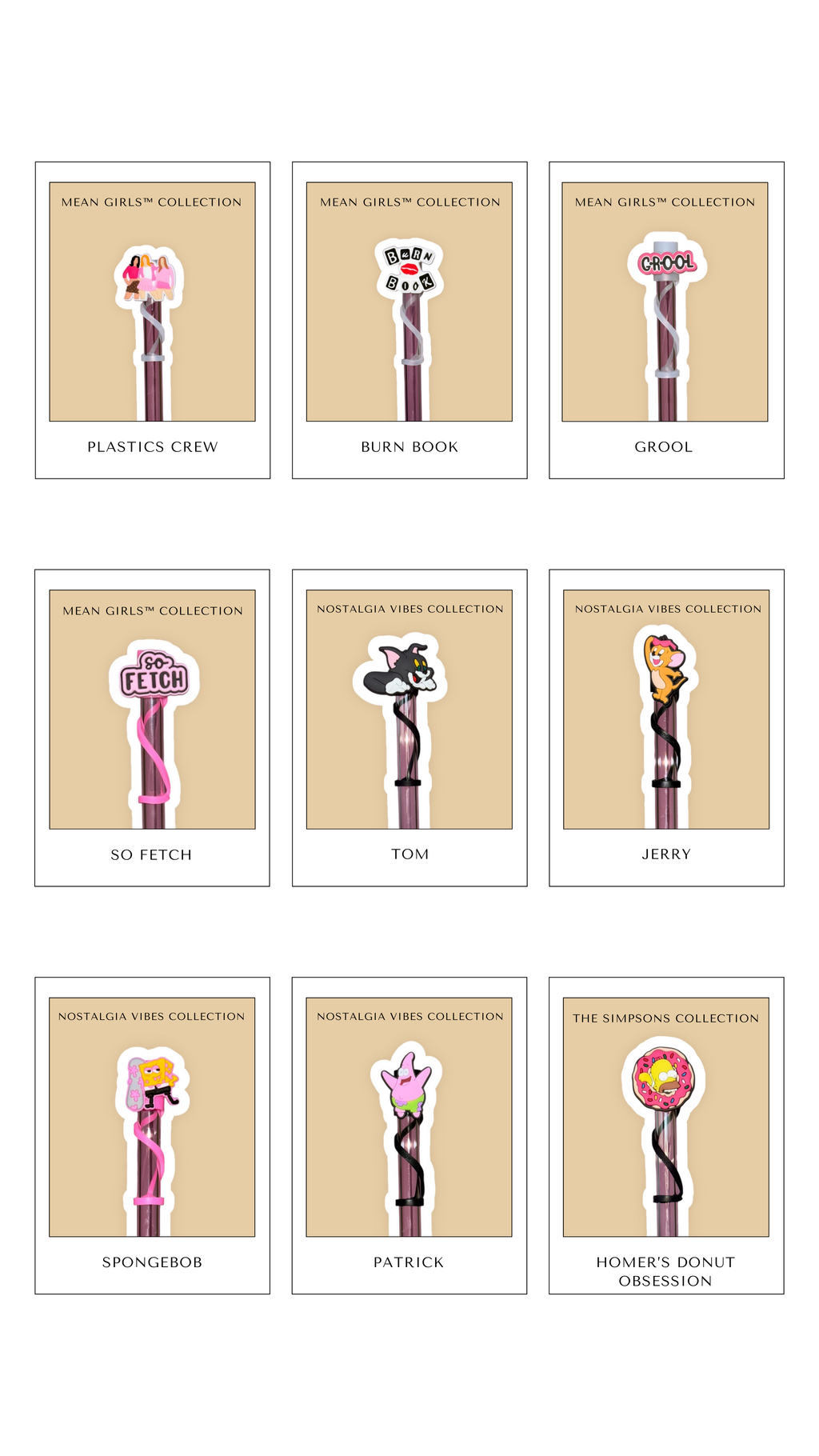 Straw Topper – Pick Your Favorite