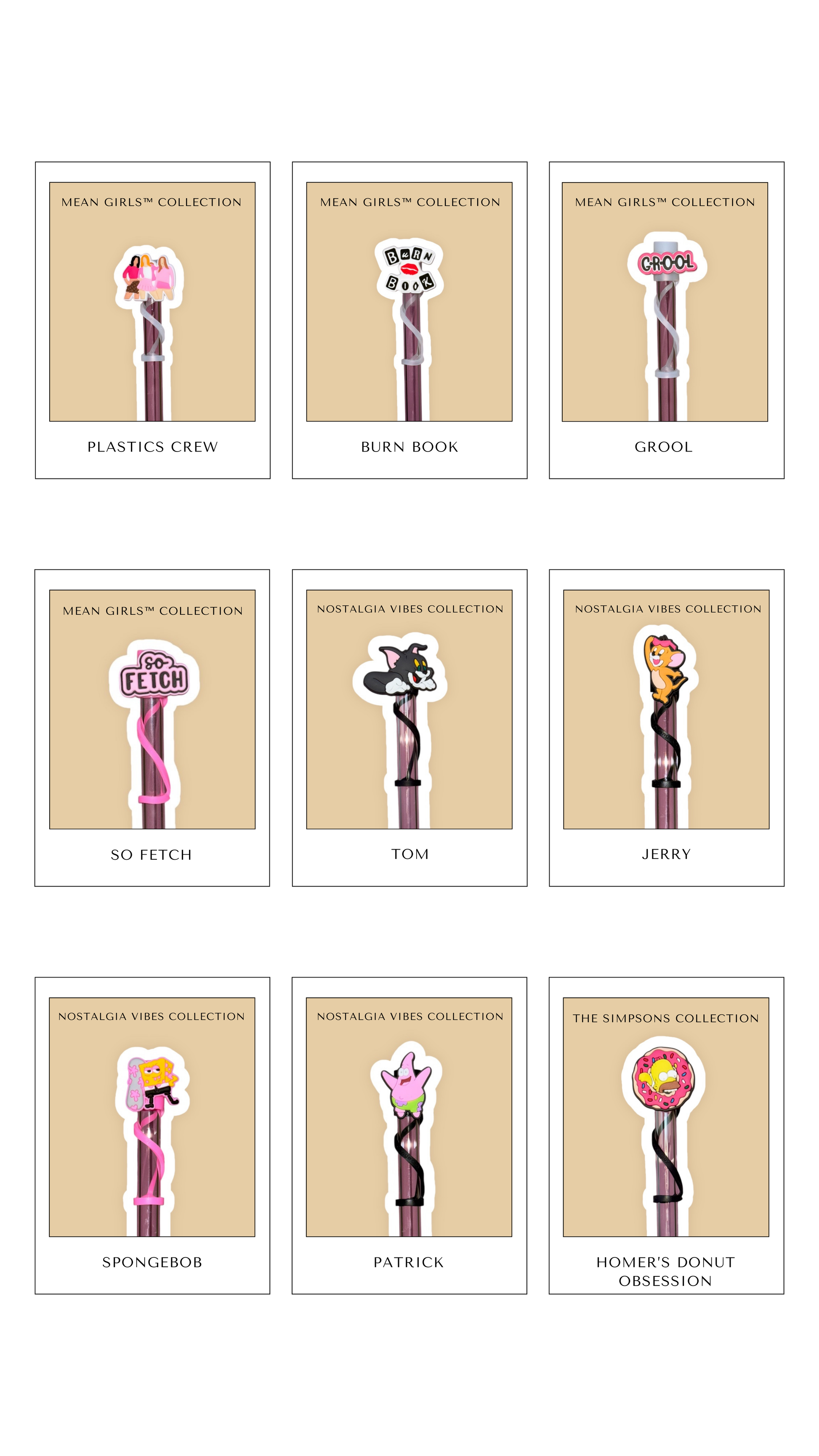 Straw Topper – Pick Your Favorite