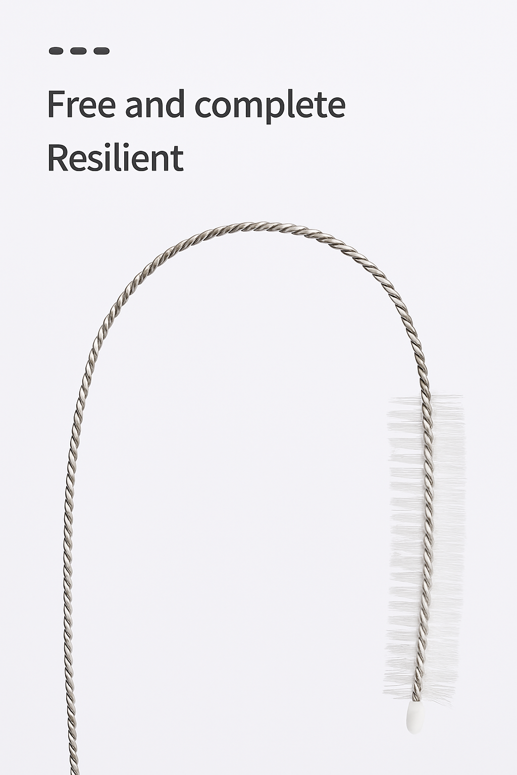 AQUAYAR -30cm Straw Cleaning Brush