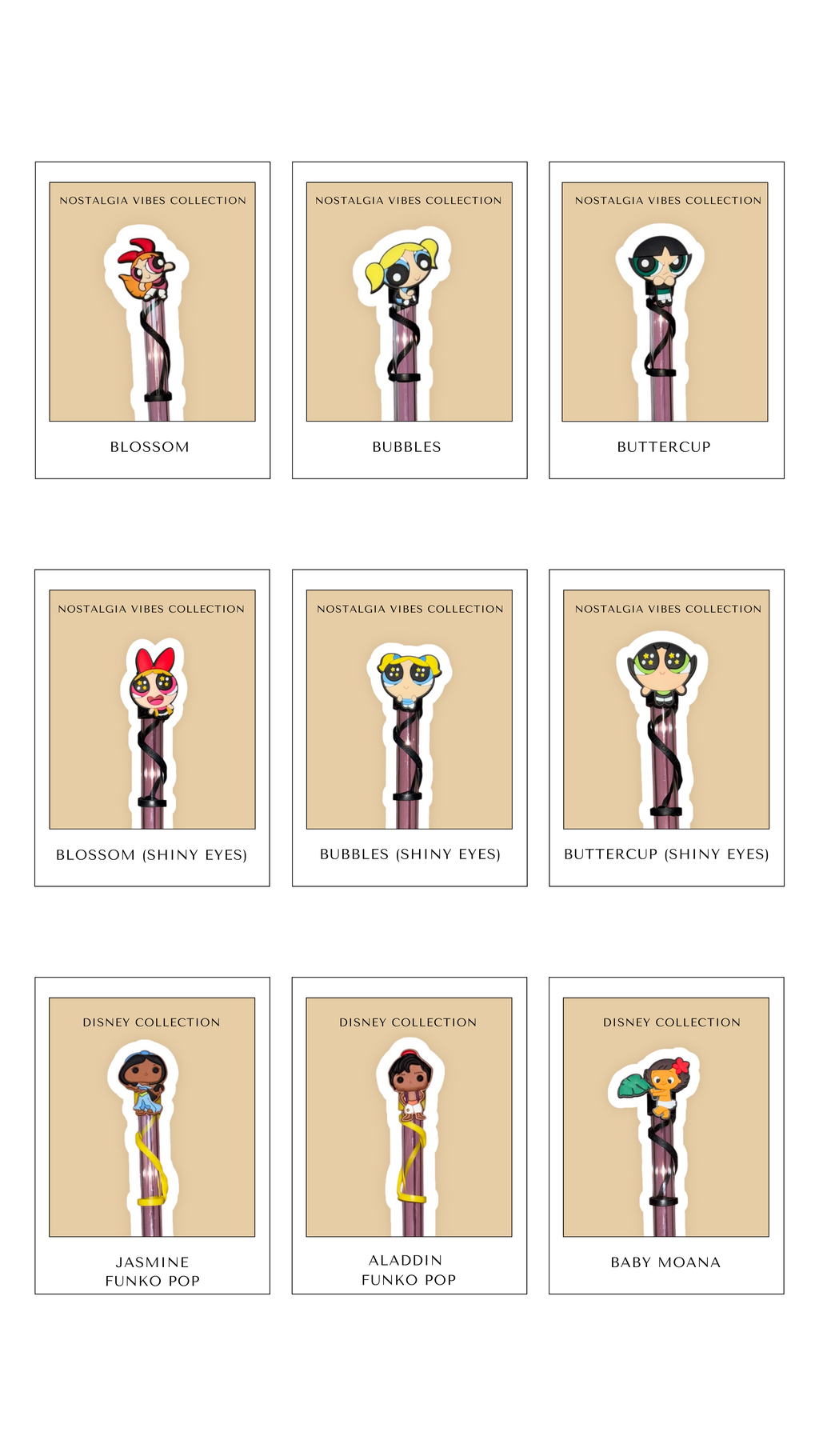 Straw Topper – Pick Your Favorite