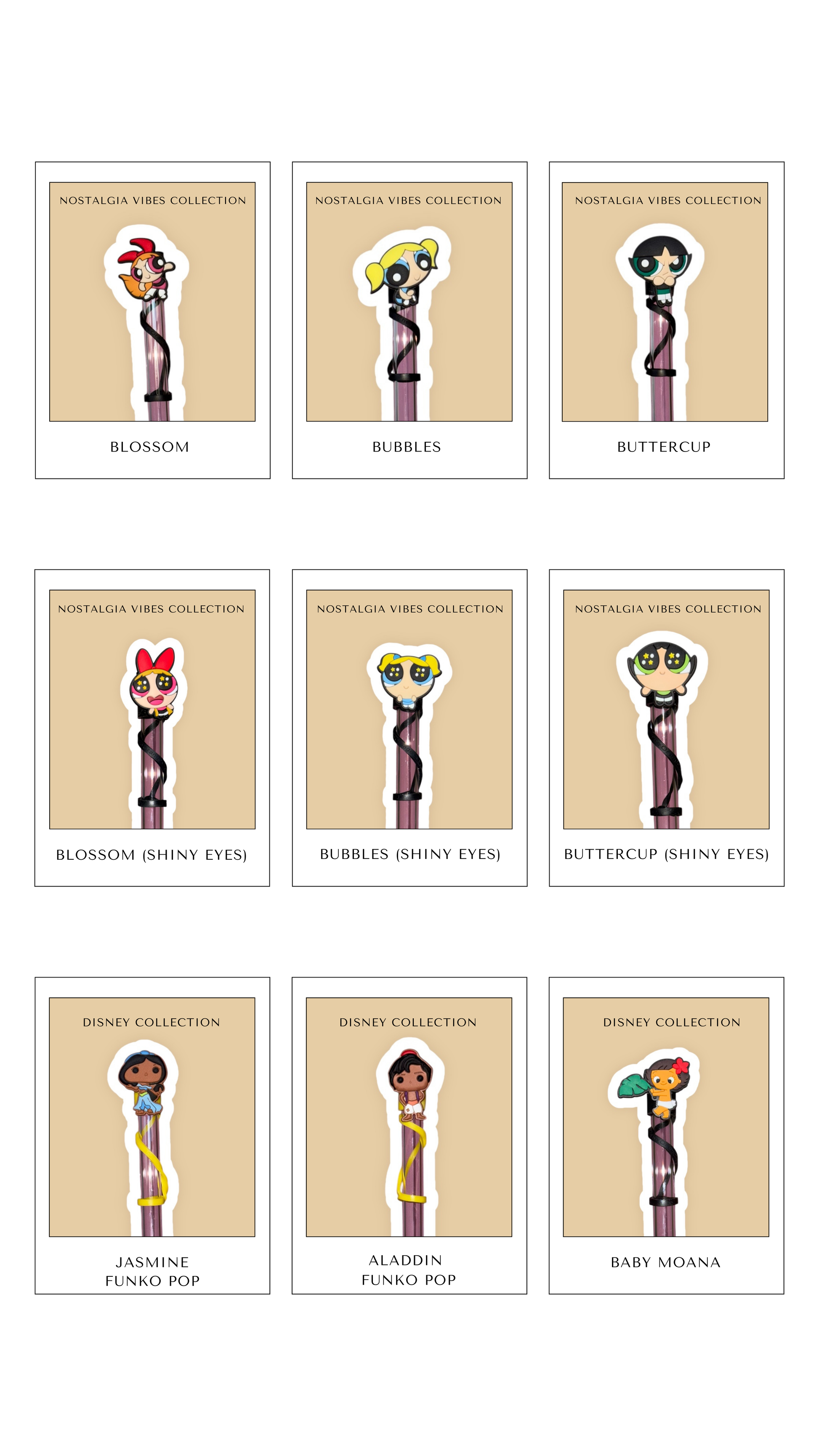 Straw Topper – Pick Your Favorite