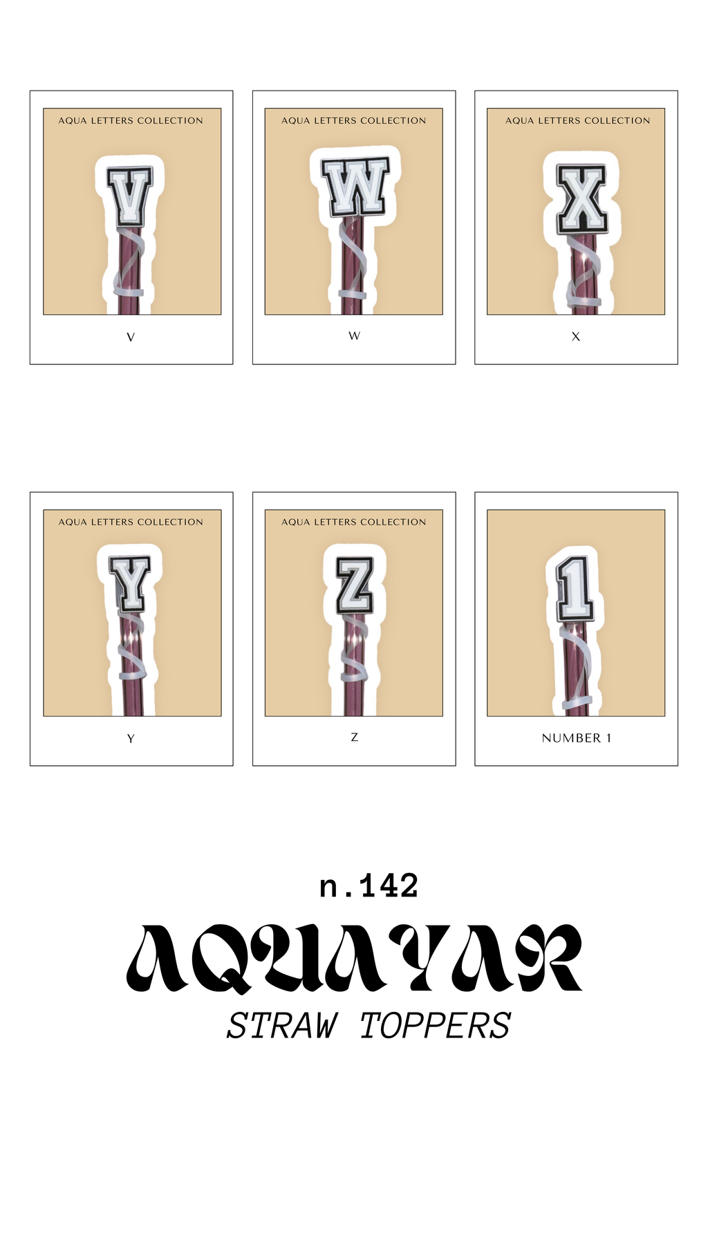 Straw Topper – Pick Your Favorite