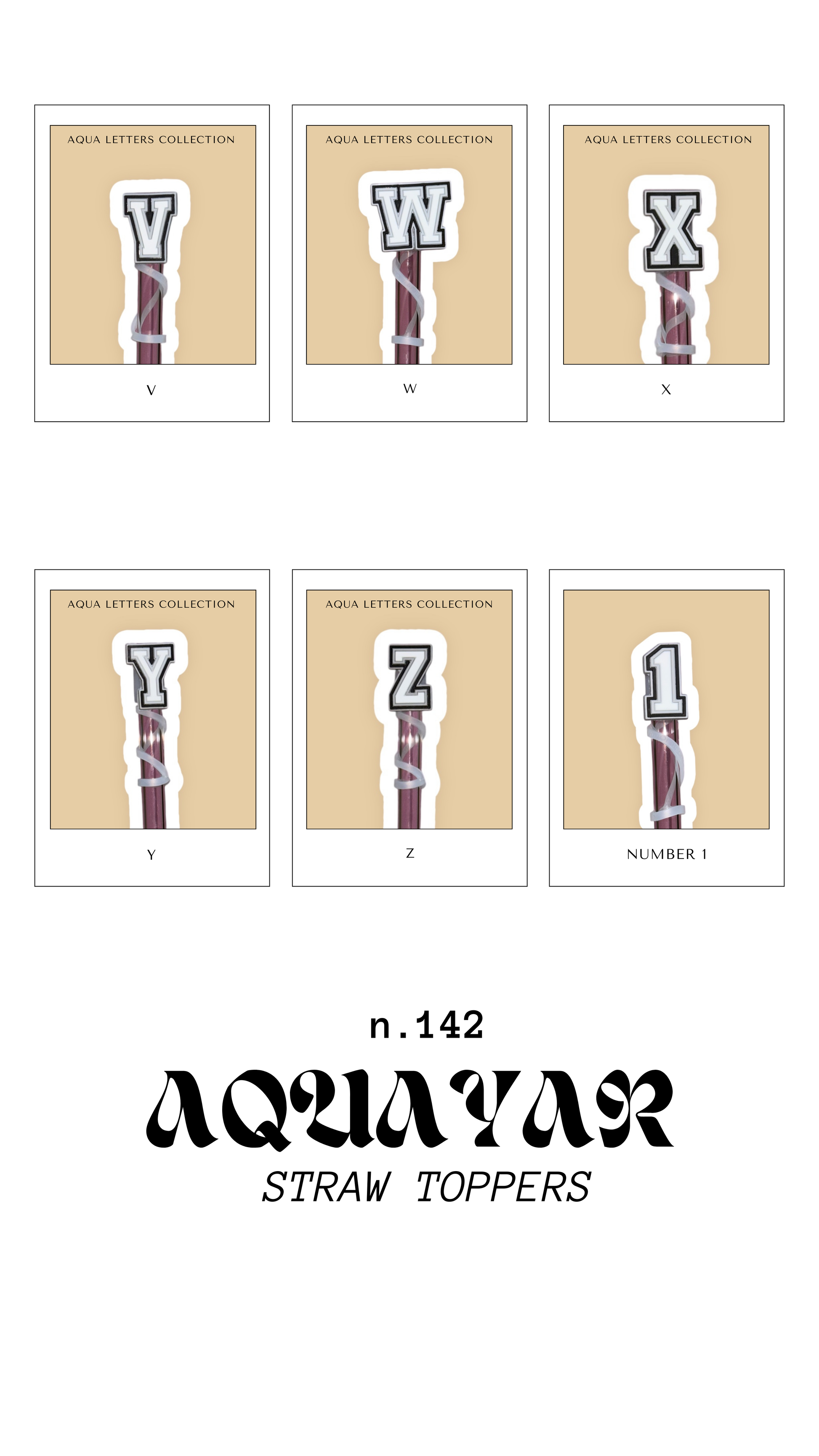 Straw Topper – Pick Your Favorite