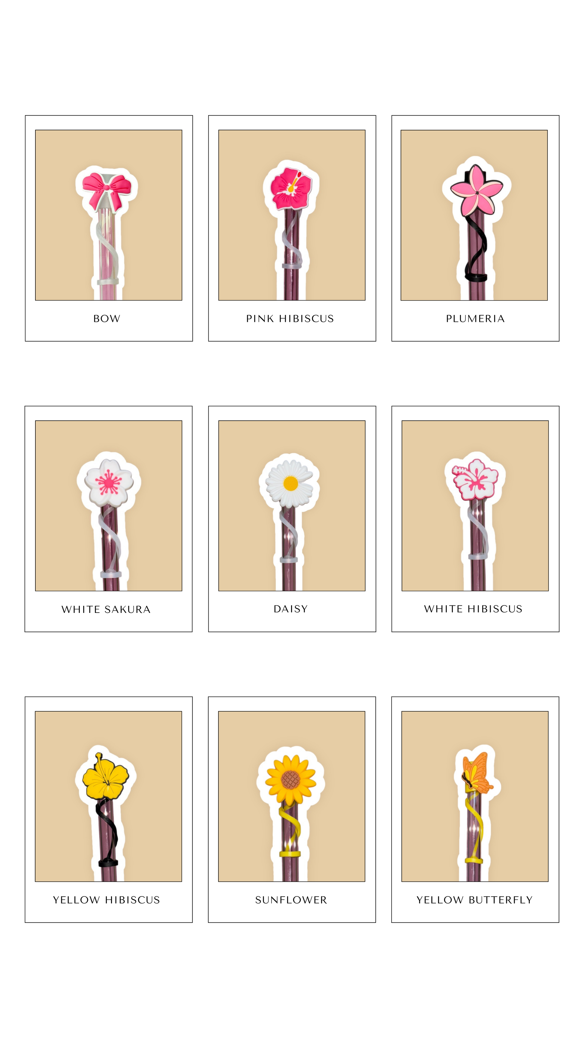 Straw Topper – Pick Your Favorite