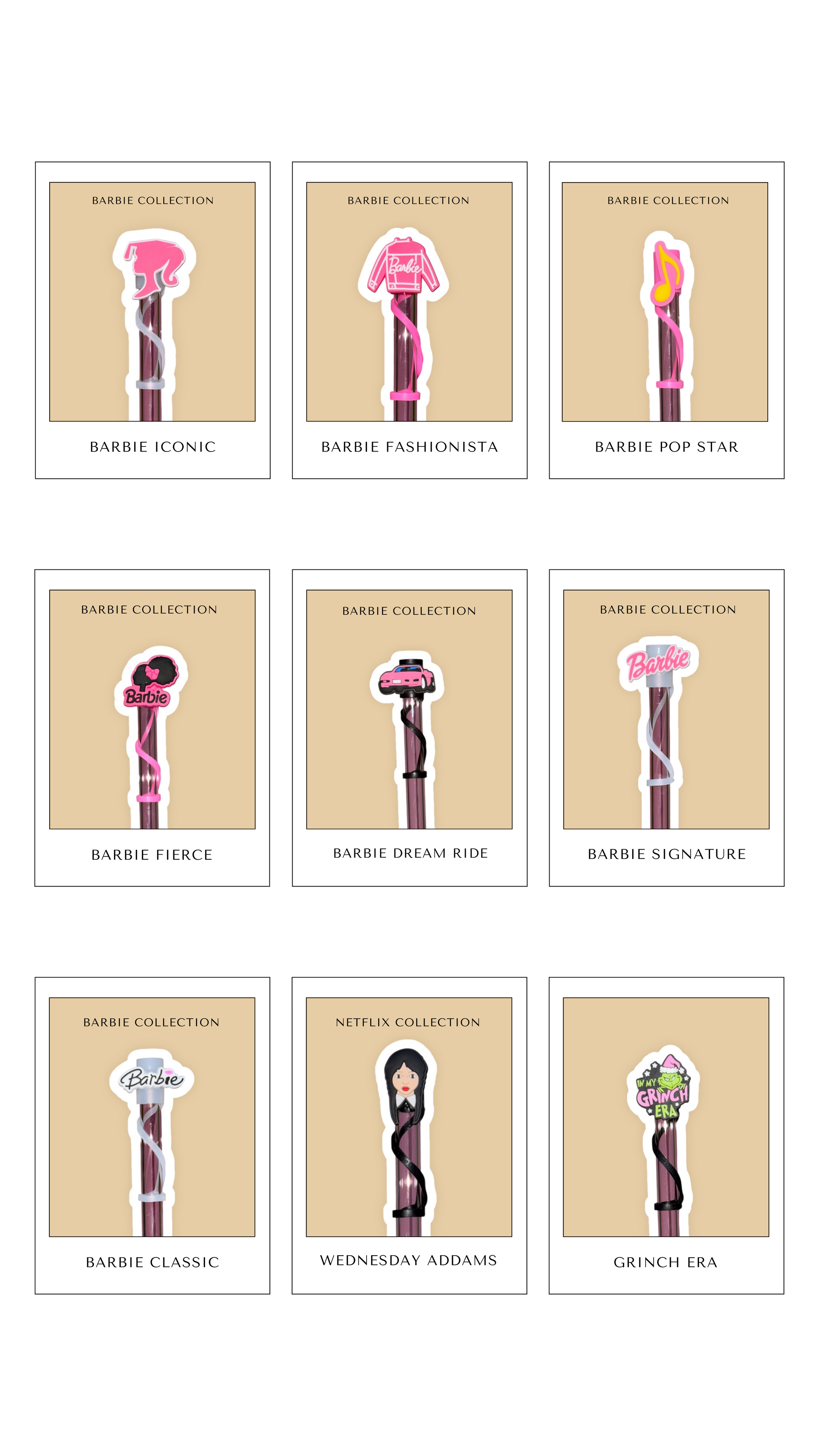 Straw Topper – Pick Your Favorite