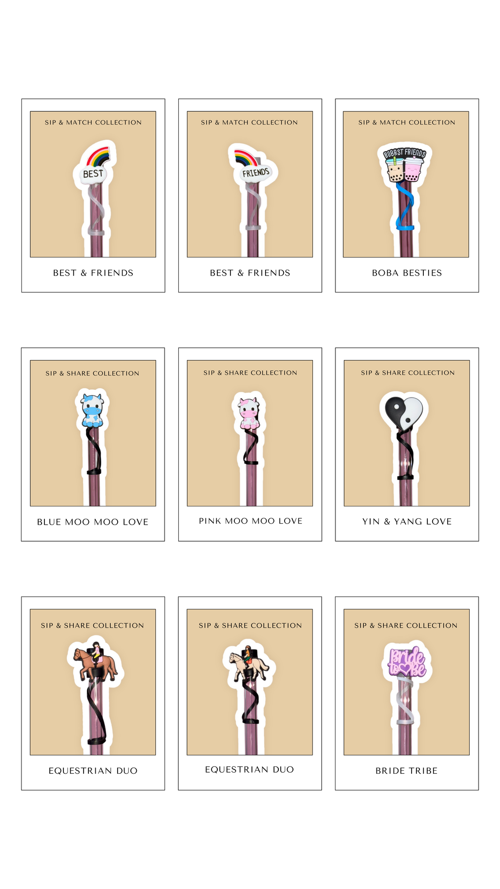 Straw Topper – Pick Your Favorite