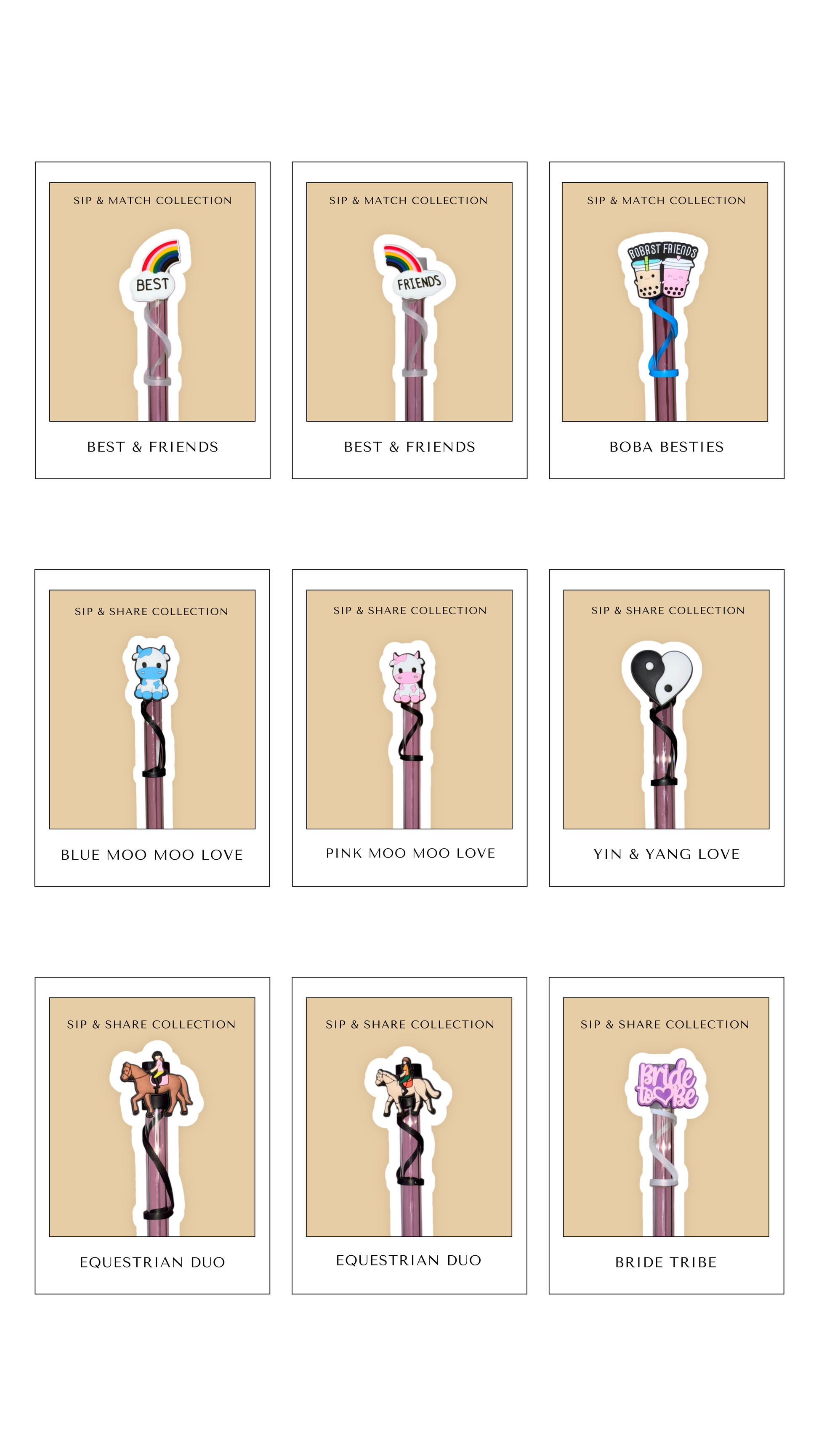 Straw Topper – Pick Your Favorite