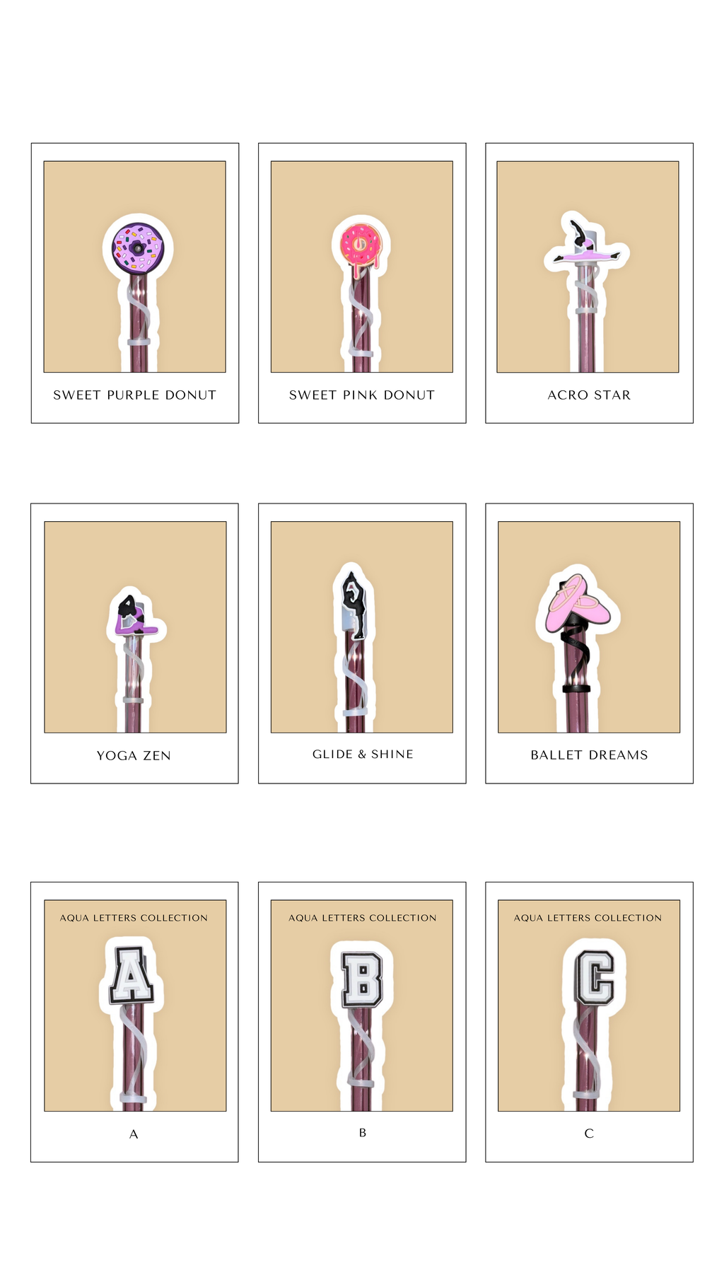 Straw Topper – Pick Your Favorite