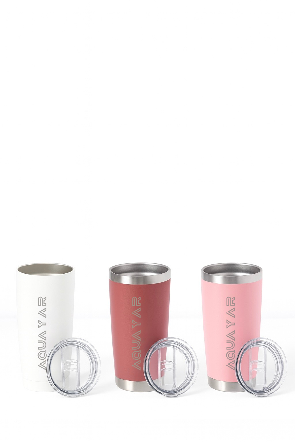 20 oz AQUAYAR Mug – With Spill-Proof Lid